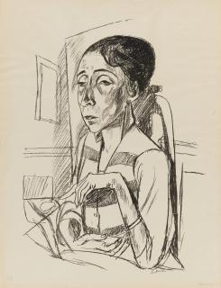 Max Beckmann - Bildnis der Tänzerin Sent M’Ahesa.