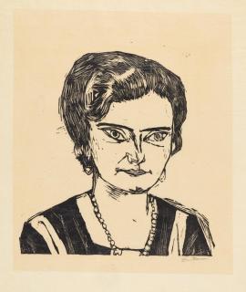 Max Beckmann - Bildnis Frau H.M. (Naila).
