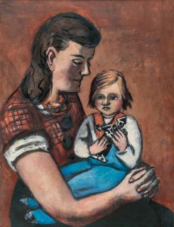Max Beckmann - Bildnis Rietje & Nelly Lütjens