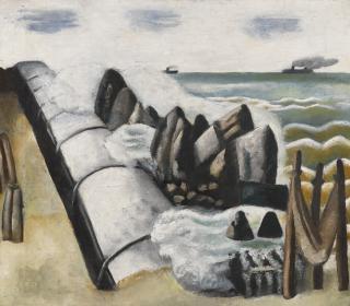 Max Beckmann - Brandung, Kleine Marine (Breakers, Small Marine)