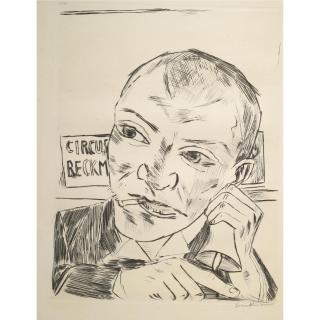 Max Beckmann - Der Ausrufer (Selbstbildnis) (H. 191)