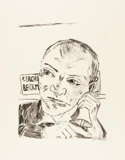 Max Beckmann - Der Ausrufer (Selbstbildnis)