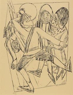 Max Beckmann - Der Schlittschuhläufer