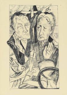 Max Beckmann - Die Familie, from: Hölle