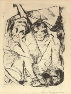 Max Beckmann - Die Fürstin (Hofmaier 111 IVB)