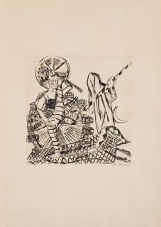 Max Beckmann - Die Seiltänzer, from Der Jahrmakrt