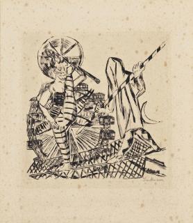 Max Beckmann - Die Seiltänzer, From: Der Jahrmarkt