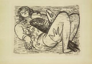Max Beckmann - Frau mit Fisch