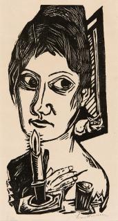 Max Beckmann - Frau mit Kerze.