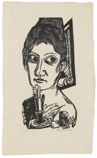Max Beckmann - Frau mit Kerze