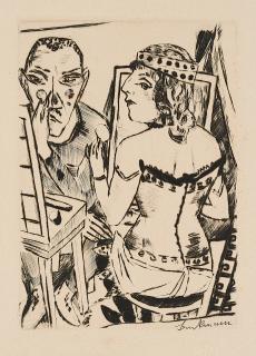 Max Beckmann - Garderobe.