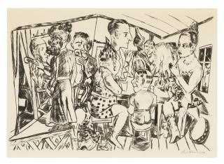 Max Beckmann - Hinter Den Kulissen, From Jahrmarkt