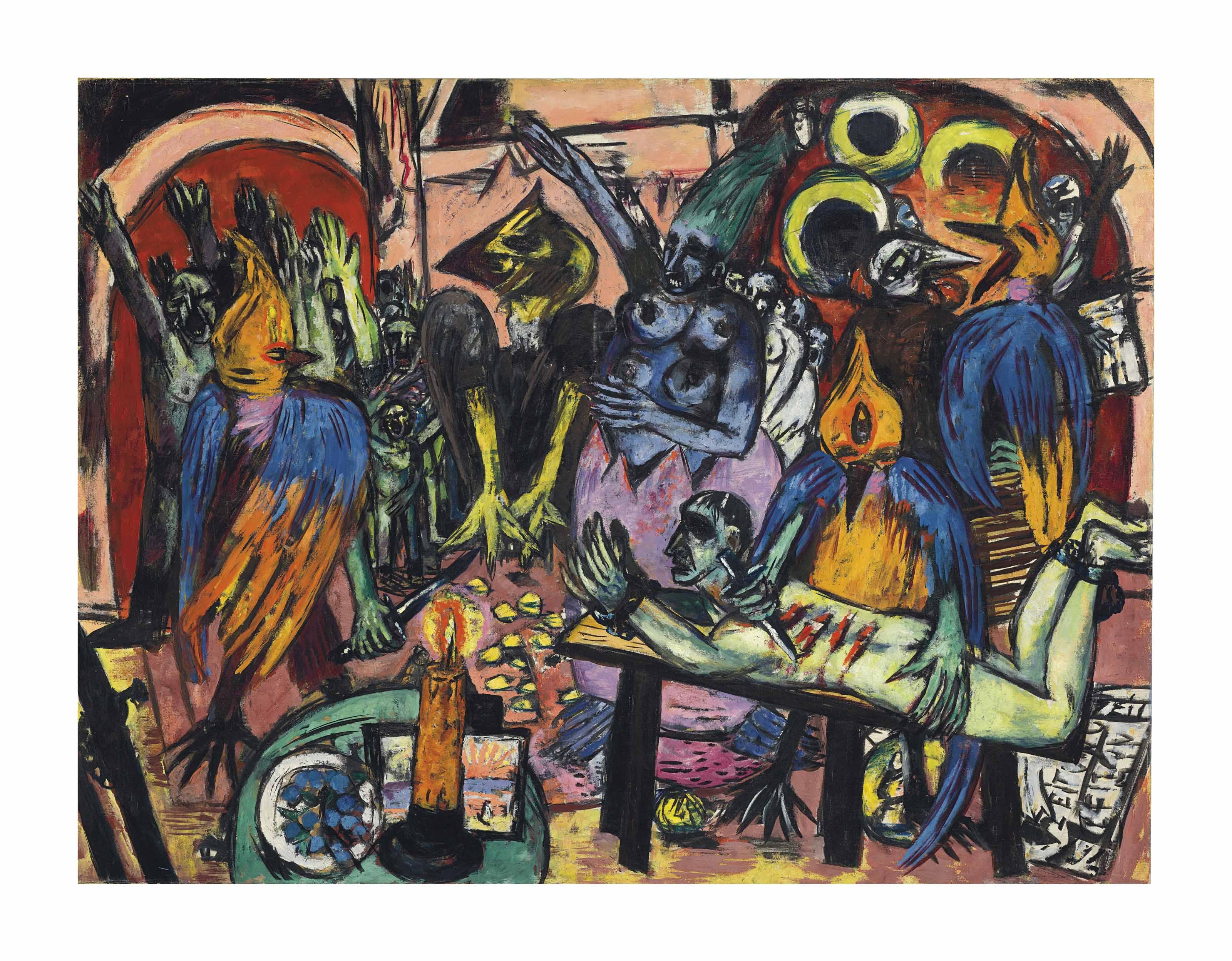 Max Beckmann - Hölle der Vögel