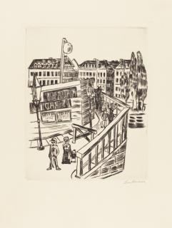 Max Beckmann - Holzbrücke