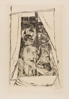 Max Beckmann - Kinder am Fenster.