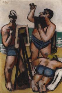 Max Beckmann - Künstler am Meer (Artists by the Sea)
