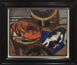 Max Beckmann - Majong und Chilly (Hunde)