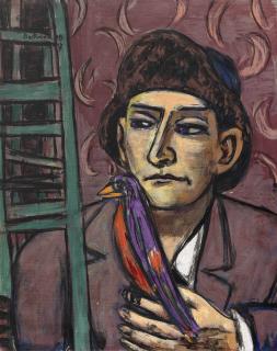 Max Beckmann - Mann mit Vogel