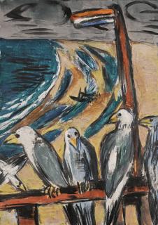 Max Beckmann - Möwen Im Sturm (Seagulls In The Storm)
