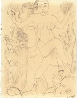 Max Beckmann - Nackttänzerinnen