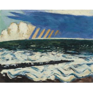 Max Beckmann - Nordseelandschaft I (Gewitter) North Sea I (Thunderstorm)
