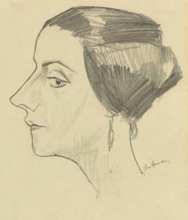 Max Beckmann - Porträt von Frau Marie Swarzenski