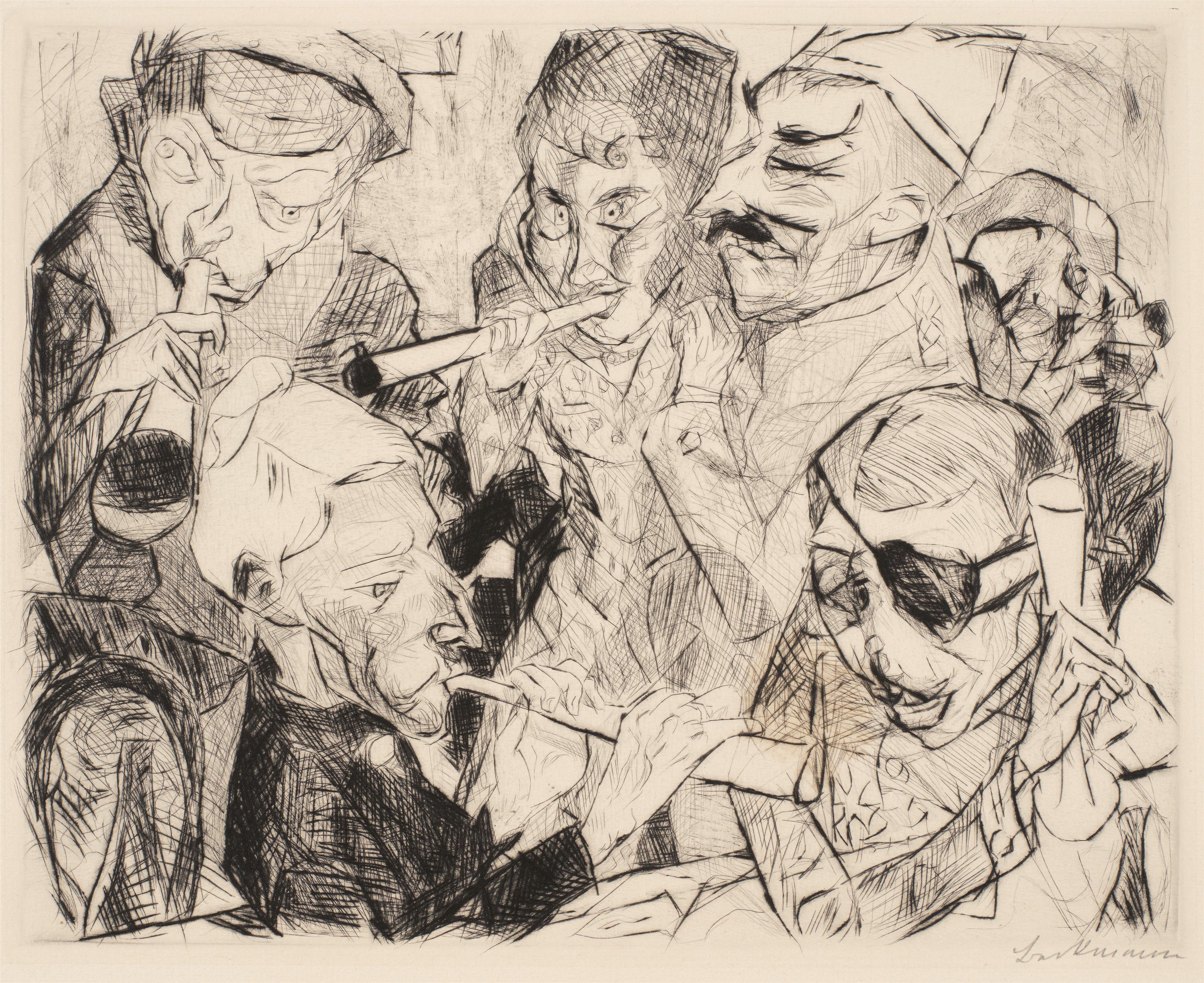 Max Beckmann - Prosit Neujahr