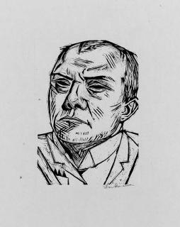 Max Beckmann - Selbstbildnis (H. 226 Ba)