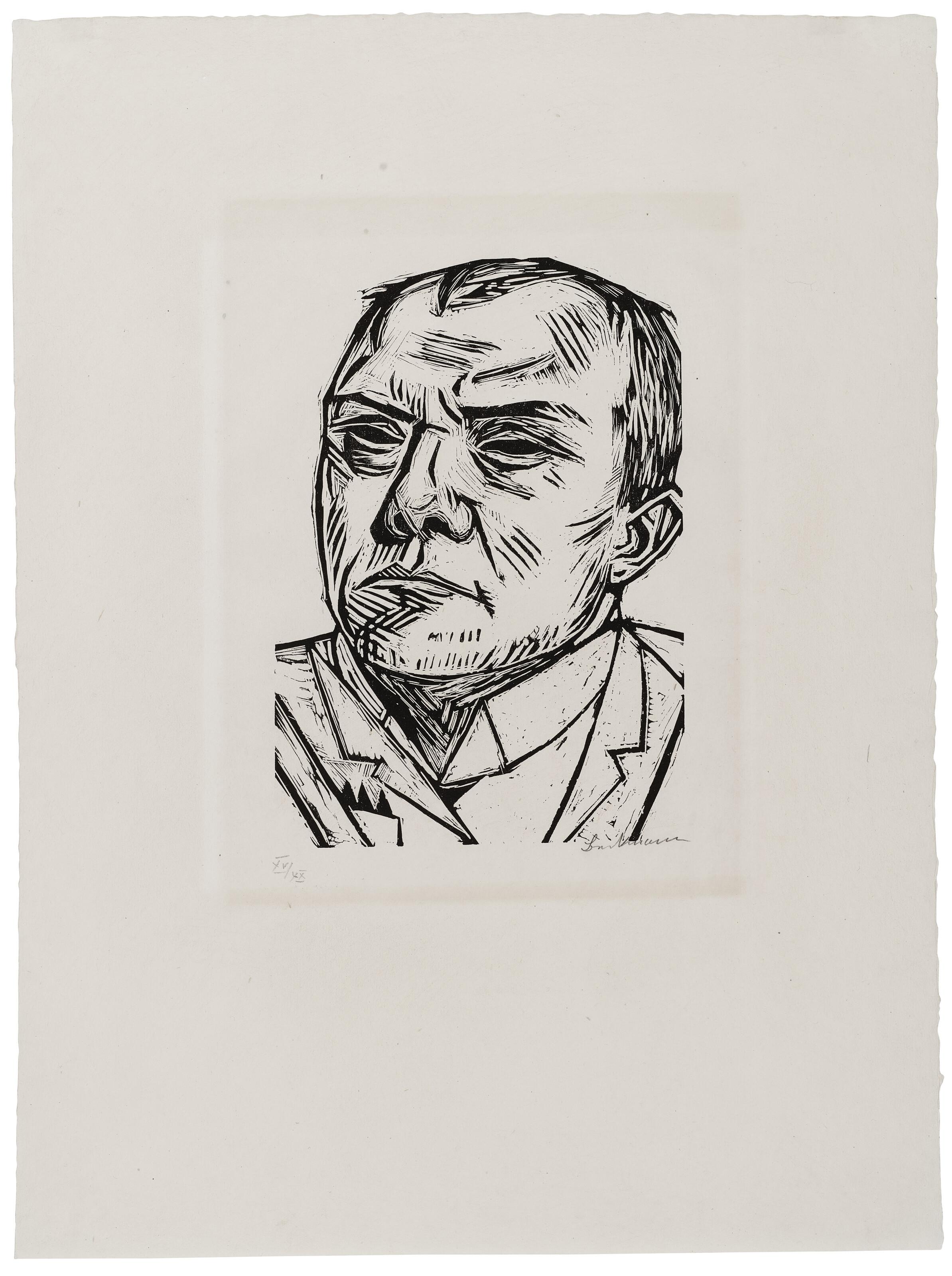Max Beckmann - Selbstbildnis (Self-Portrait)