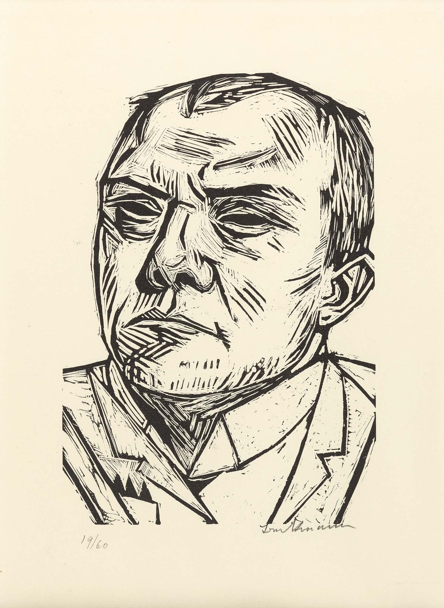 Max Beckmann - Selbstbildnis.
