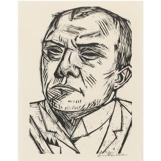 Max Beckmann - Self-Portrait (Hofmaier 226)