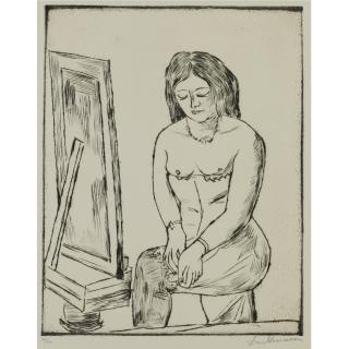 Max Beckmann - Toilette (Vor Dem Spiegel) (H. 286) 
