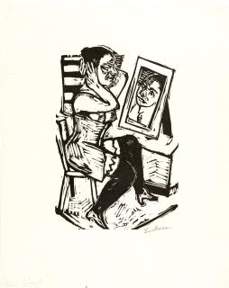 Max Beckmann - Toilette (Vorm Spiegel).