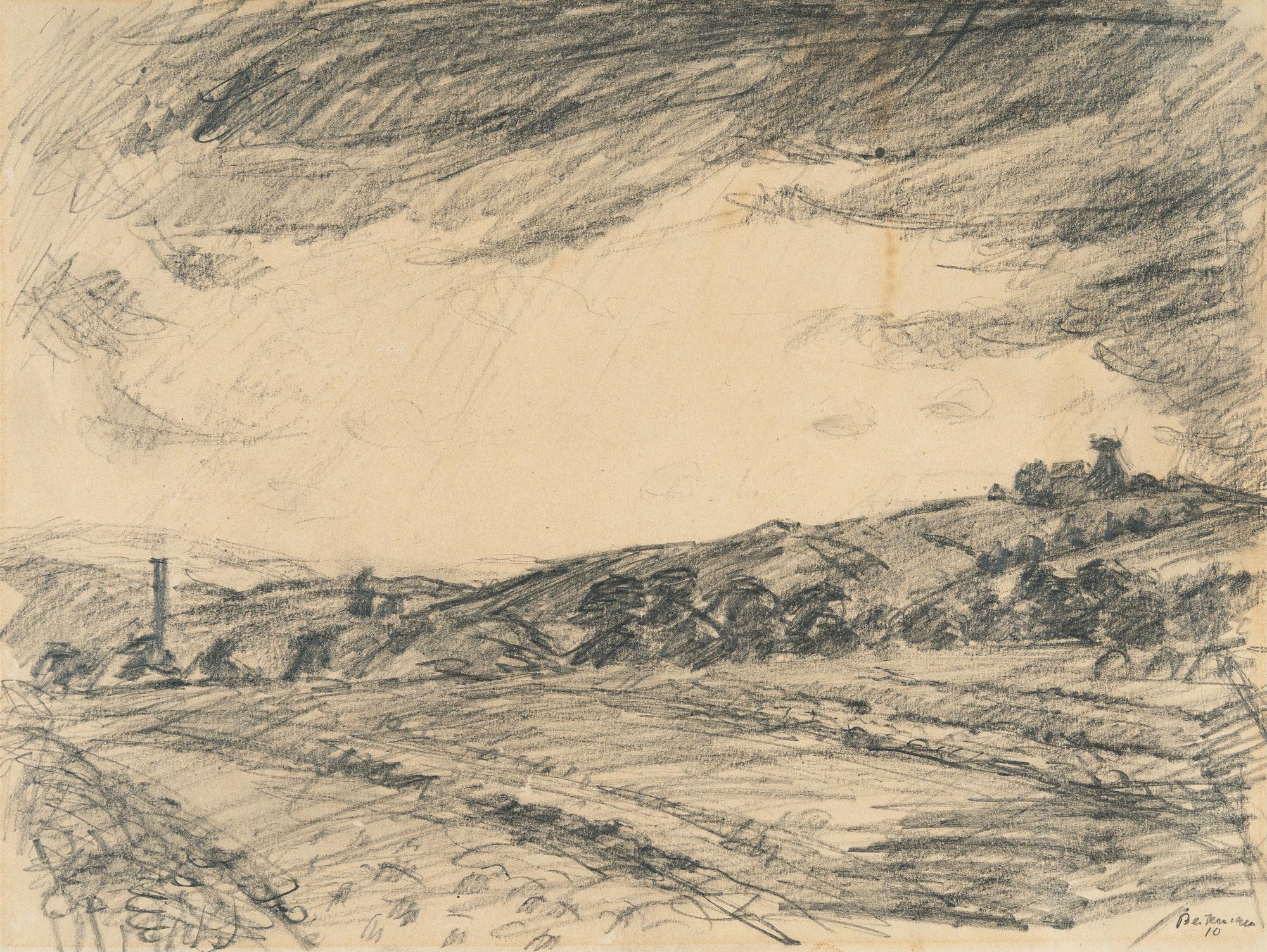 Max Beckmann - Weite Landschaft mit Windmühle