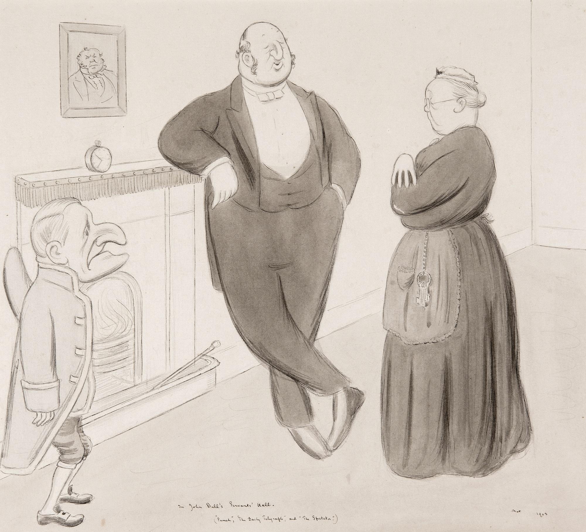 Max Beerbohm - ‘In John Bull’S Servants’ Hall’