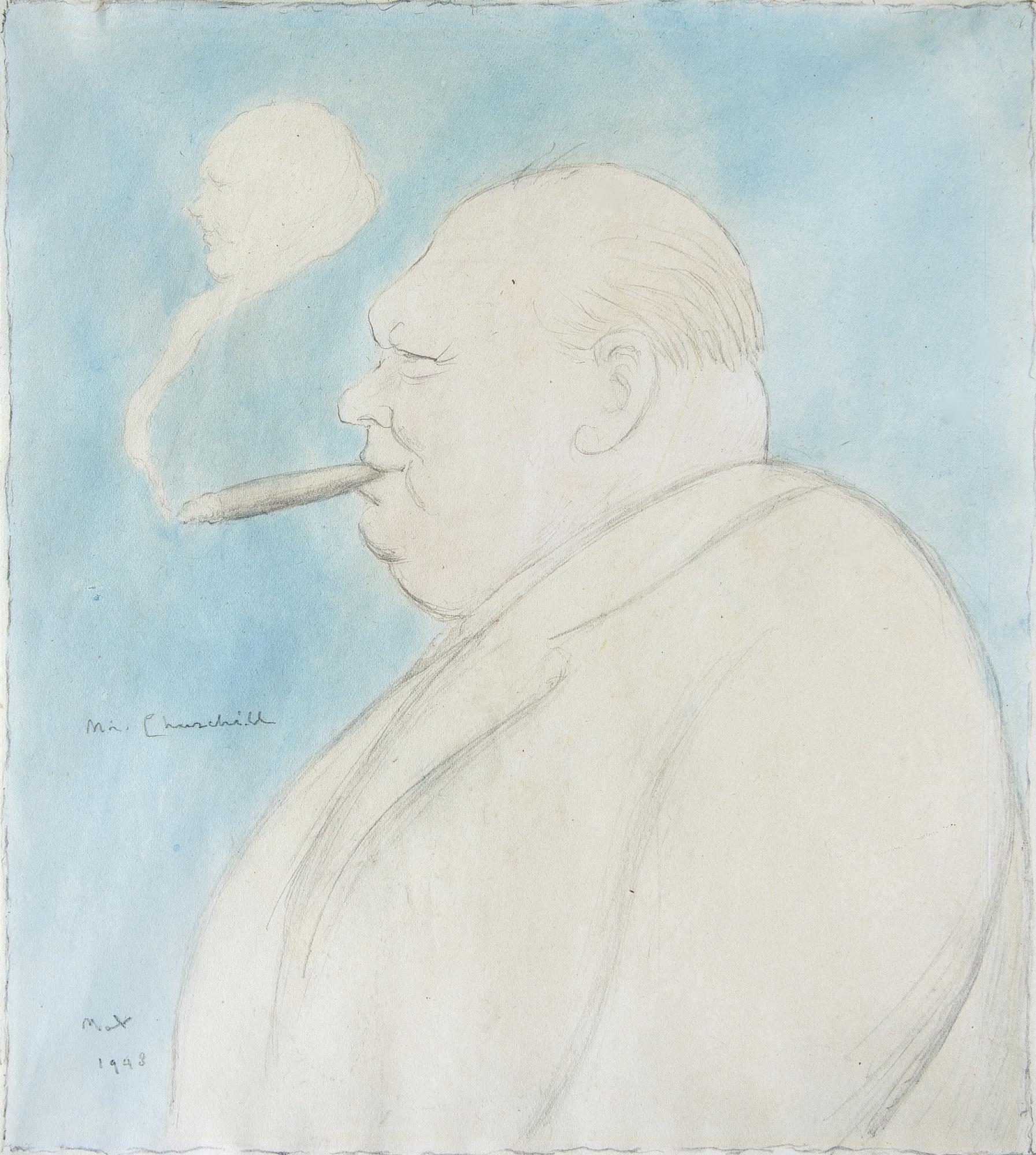 Max Beerbohm - \'Mr Churchill\' 