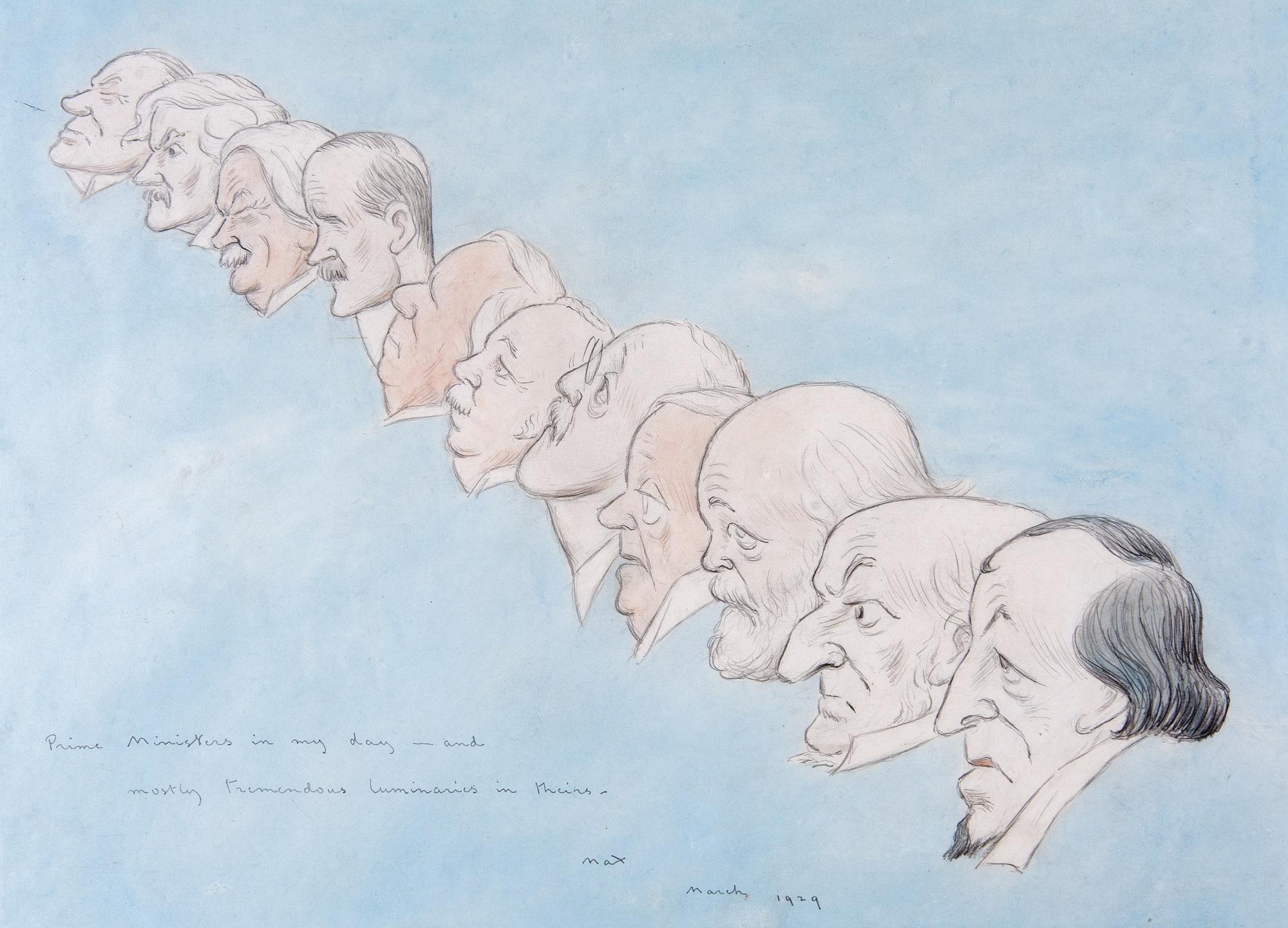 Max Beerbohm - ‘Prime Ministers In My Day - And Mostly Tremendous Luminaries In Theirs’