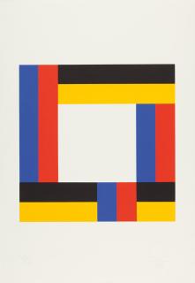 Max Bill - 3 Bll.: Quadratische Komposition