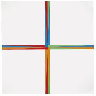 Max Bill - Druchdringung Von Farbündeln