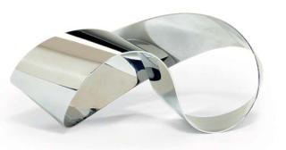 Max Bill - Endless Ribbon from three positions