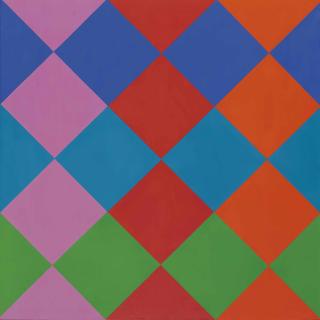 Max Bill - Feld aus sechs Farbdurchdringungen, 1966