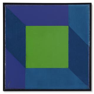 Max Bill - Helles Zentrumsigned And Dated Bill 1970 On The Reverse; Signed, Titled And Dated 1970 On The Stretcher, Oil On Canvas. This Work Is Registered In Bill Stiftung Foundation, Zurig