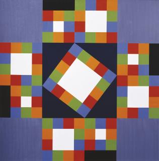 Max Bill - konstruktion um das thema 3:4:5, 1980