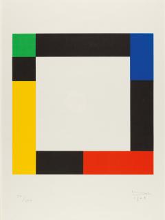 Max Bill - Quadrat in gegenläufigen Progressionen