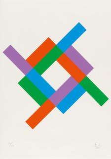 Max Bill - Rhythmus um ein weißes Quadrat