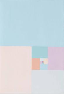 Max Bill - sechs farbenpaare um lila, 1961-1962