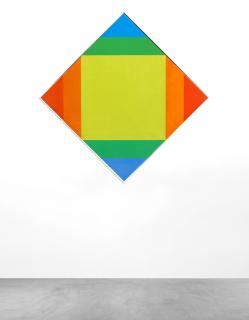 Max Bill - Strahlung zu rot und blau