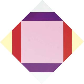 Max Bill - Transcolouration Aus Violett Und Rot