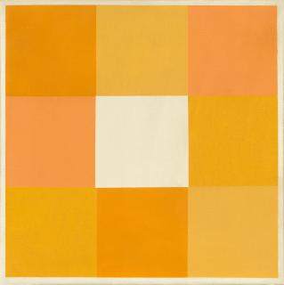 Max Bill - vier gelbe paare im weissen feld