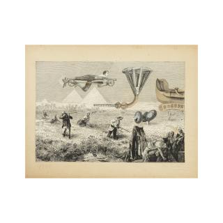 Max Bucaille - Composition aux pyramides